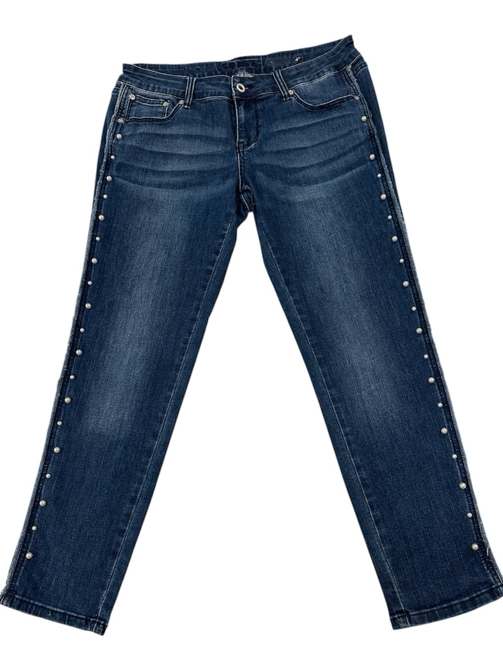 Grace in LA Jeans Women's Pearl Side Seam Skinny Fit Stretch Jeans Size 31